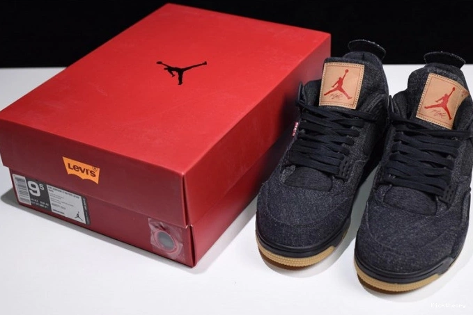 Kicktheory Levi's x 4 AO2571-001 Air 'black' Jordan 0807